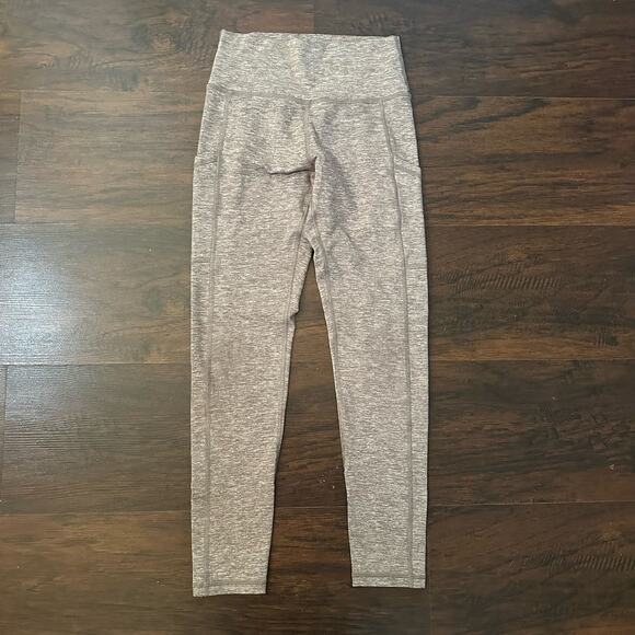 Aerie Offline heathered brown the Hugger leggings size S - Picture 2 of 9